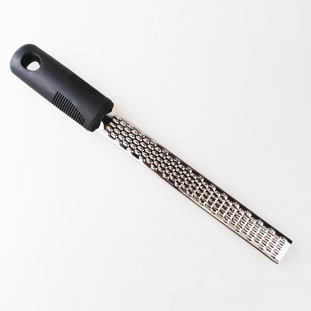 Stainless Steel Lemon Zester Fruit Peeler Cheese & Spice Grater+Bonus