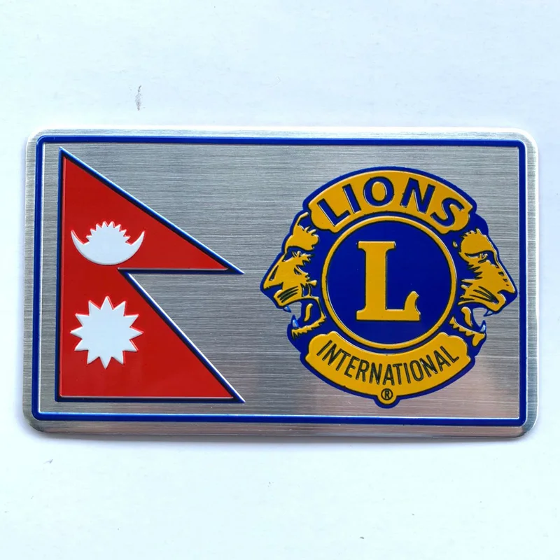 Международные наклейки FASP Lions club подходят для дверей автомобильных и