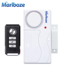 Puerta ventana entrada seguridad ABS Control remoto inalámbrico puerta Sensor alarma Host antirrobo sistema de alarma de seguridad Kit de protección del hogar