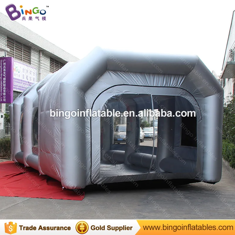  29.5ft x 13.1ft x 9.8ft inflatable paint booth tent  blow up portable paint booth  paint booth with