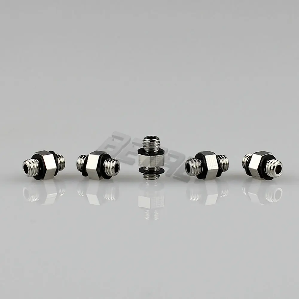 30 шт. 2 way M5 Воздушный пневматический шланг для Male Mini Barb Fitting/латунь M-5N |