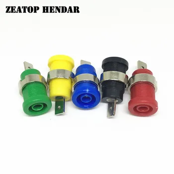 

200Pcs 5 Color 4mm Nickel Plated Binding Post Banana Jack Socket Plug Connector