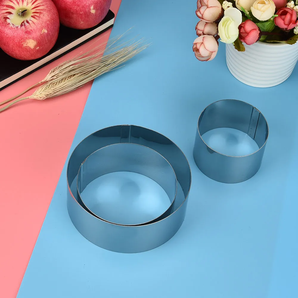 Формочка для печенья из нержавеющей стали для печенья DIY инструмент для выпечки кондитерских изделий цветок сердце круг квадратной формы прочный антипригарный 20 - Цвет: C