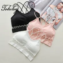 Стильный белый короткий секционный сексуальный анти-легкий нагрудный коврик с нагрудной накладкой обернутый грудь нижнее белье бюстгальтер ремень жилет