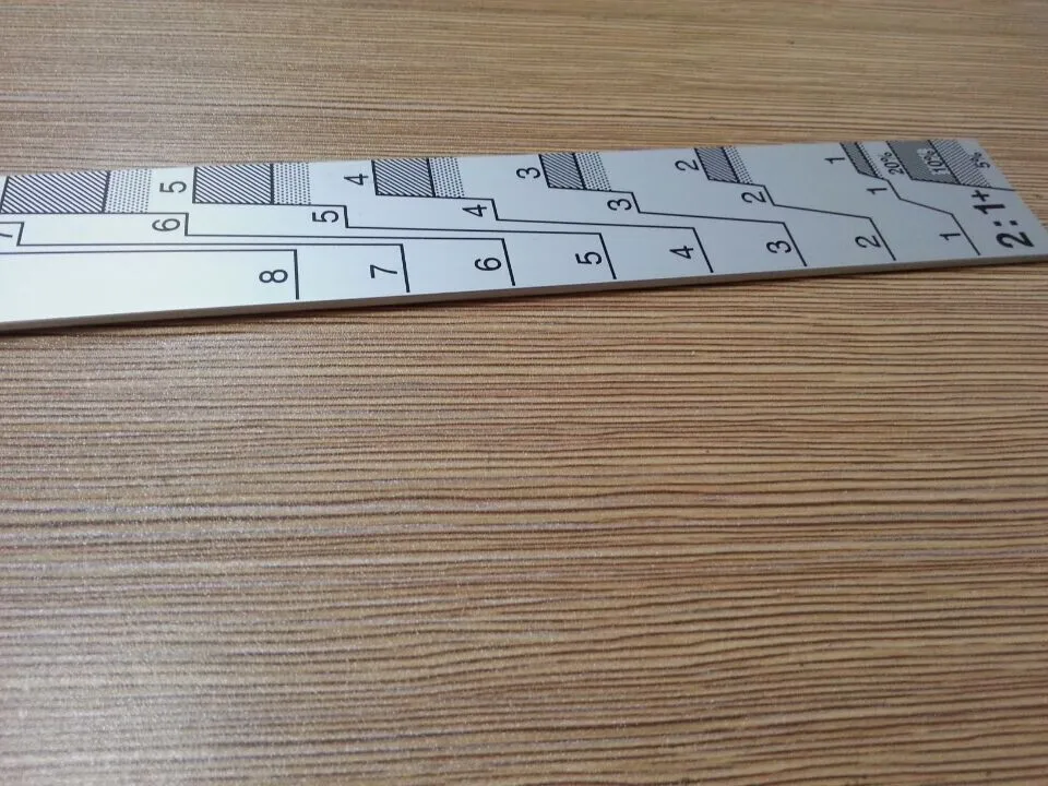 Car paint mixing tool Aluminum Paint Stick Measuring Scale