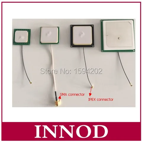 10 шт. sma ipex Разъем 3dbi uhf rfid антенна 62*62 мм круговая поляризация Простая установка