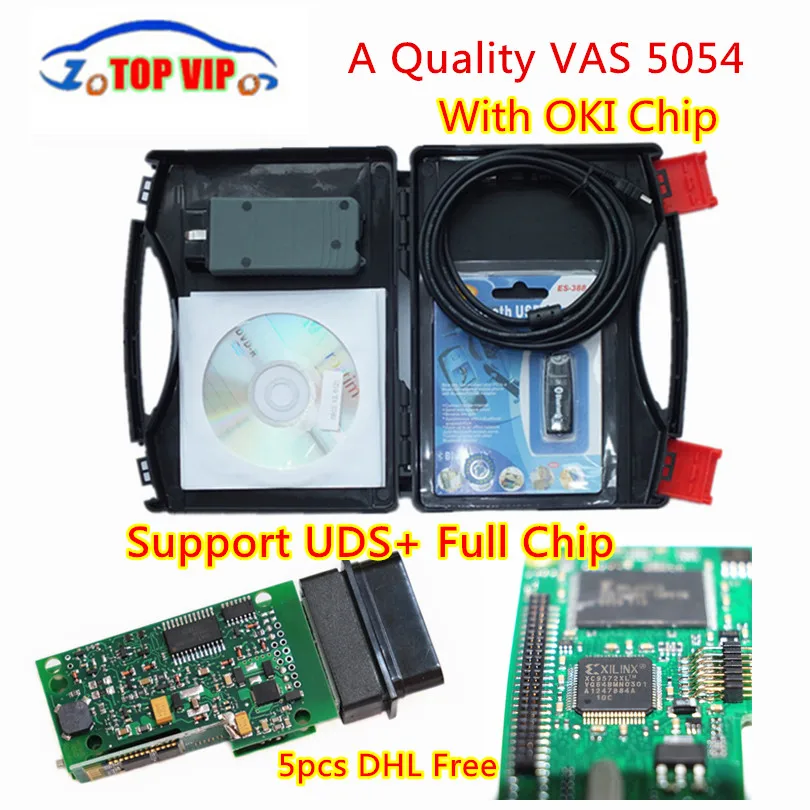 

DHL Free A++ VAS5054A Full Chip+More Stable Bluetooth OKI Chip Support UDS ODIS 4.4.10 or 5.13 VAS 5054 Diagnotic-Tool