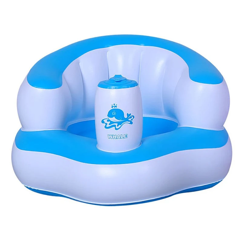 

New Baby Inflatable Chair children kids bathing seats Stools soft Infant Learning To Sit Chair PVC Infant Portable Pushchair