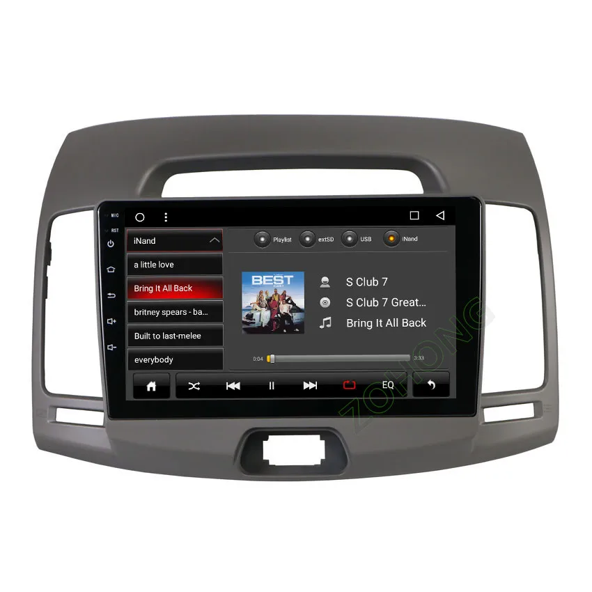 Perfect 2.5D 9inch 8 Core Android 8.1 CAR Radio gps for Hyundai Elantra Avante 2007-2011 autoradio Car multimedia DVD Player Navigation 4