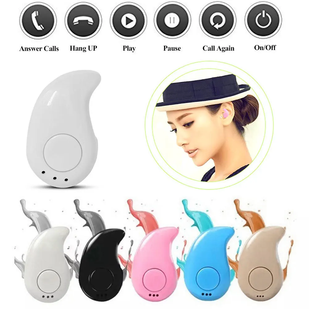 

S530 Upgrade Version S530 Pro Mini Wireless Bluetooth 4.0 Stereo In-Ear Earphone Hands free Call DSP Noice Reduce Earbuds