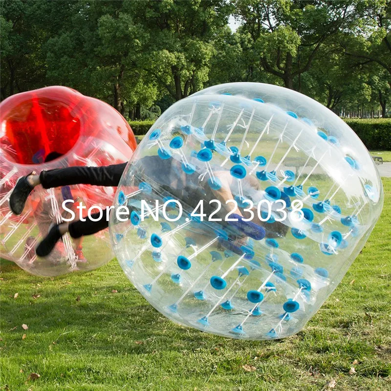Inflatable Bumper Bubble Soccer Ball Dia 5 ft(1.5m) Giant Human Hamster Ball for Adults and Teens 3