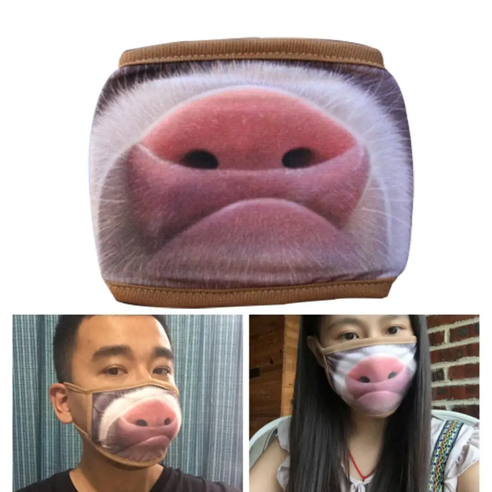 

Creative Couple Anti Dust Pig Nose Mouth Mask Outdoor Cycling Windproof Half Face