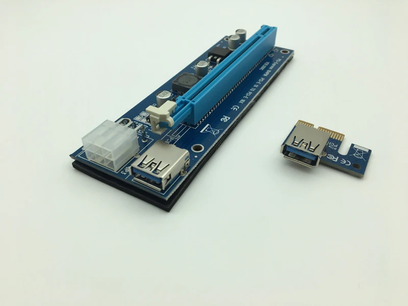 18 шт. Премиум качество 60 см PCI e Express 1x до 16x расширитель переходная карта с SATA