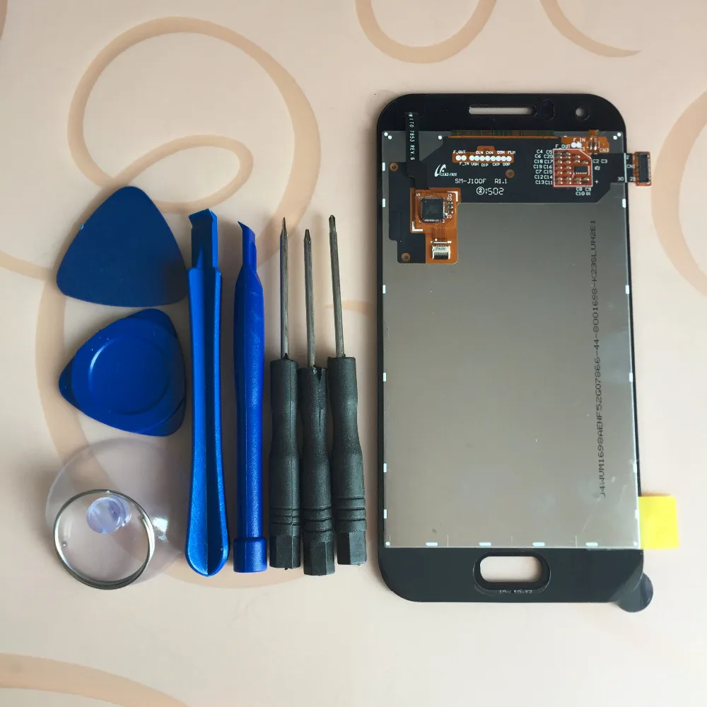 

For Samsung Galaxy J100 SM-J100F J100H J100FN Touch Screen Digitizer + LCD Display Monitor Assembly + Free Tools