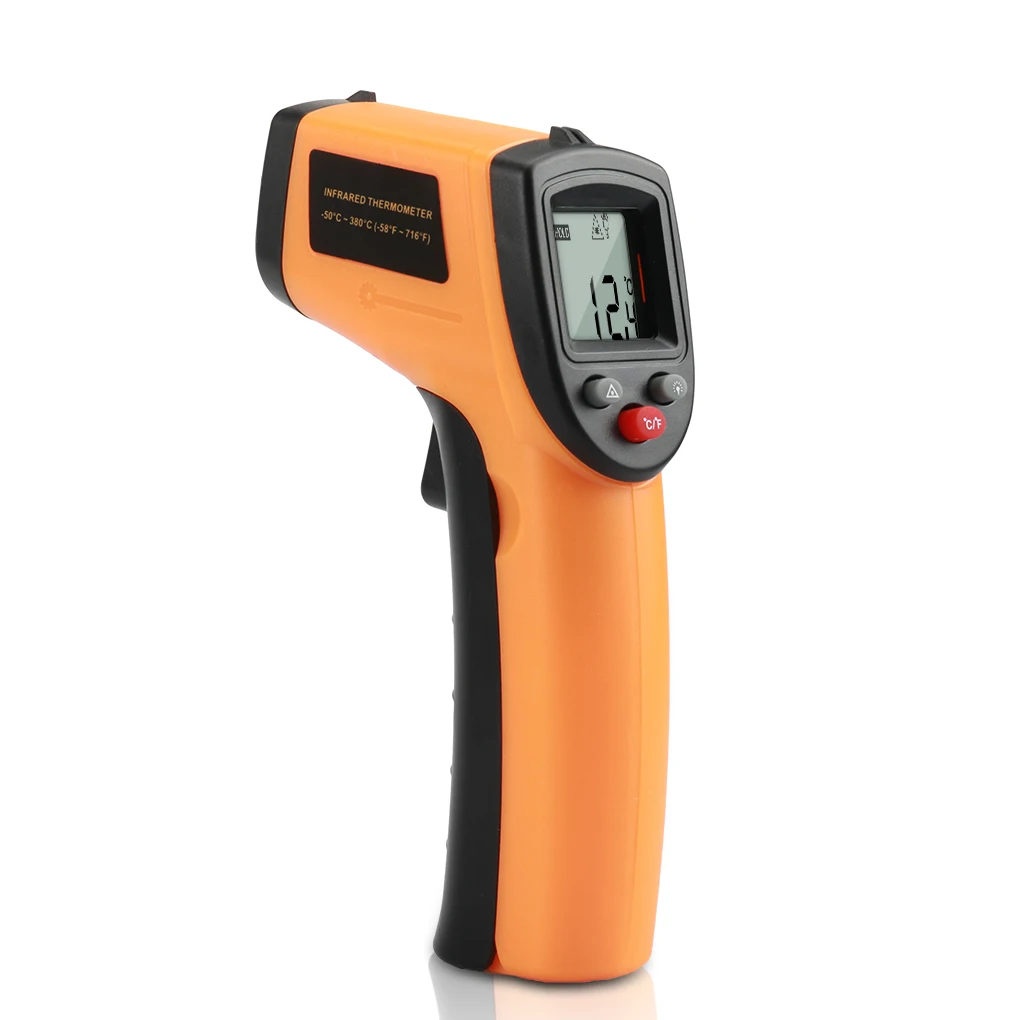 GM320 Non-Contact Laser LCD Display IR Infrared Digital C/F Selection Surface Temperature Thermometer For Industry Home Use | Инструменты