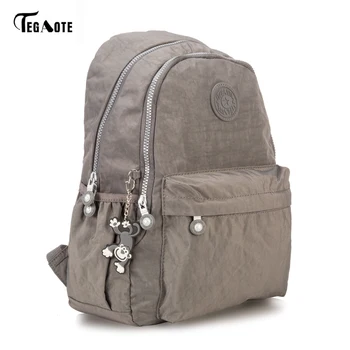 

TEGAOTE new Backpack for Teenage Girls Feminine Backpack Casual Kipled Nylon Backpacks Women Waterproof Schoolbag Sac A Dos bag