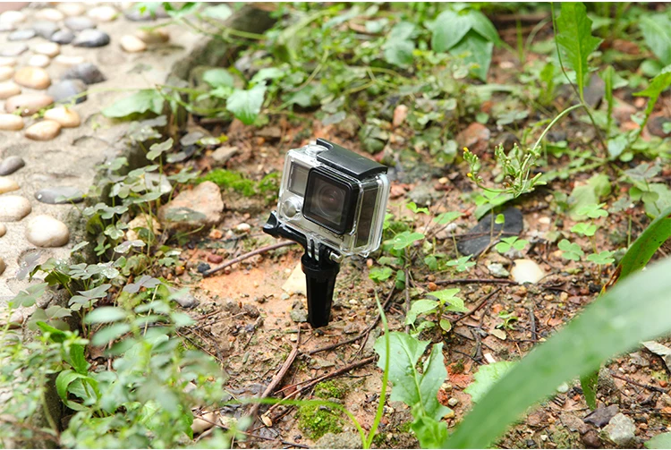 Низкий угол крепление подставка адаптер Поддержка пляж Clart острый ромб для GoPro 8 7 6 5 4 SJCAM Xiaomi Yi 4K Аксессуары для спортивной камеры