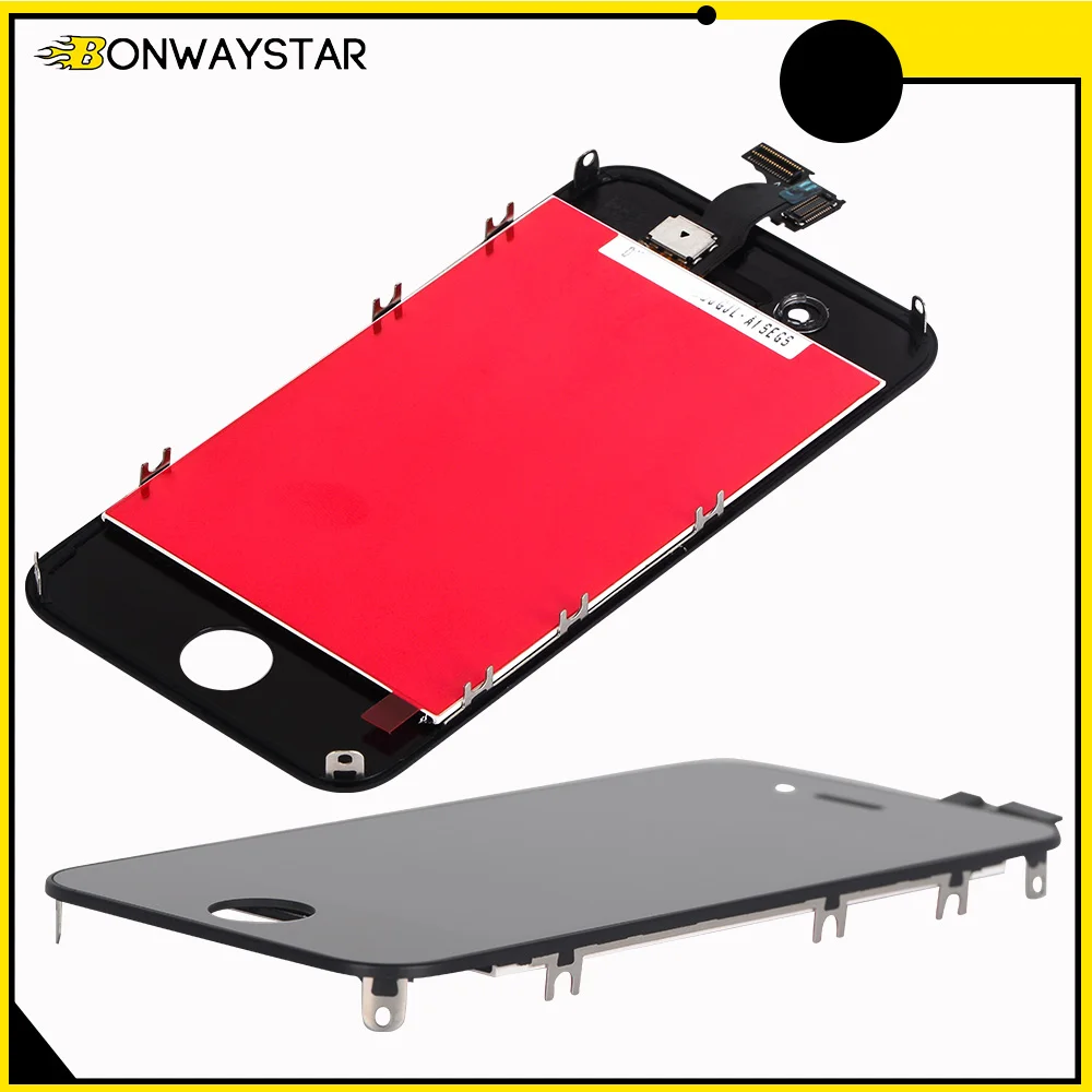 Без битых пикселей ЖК дисплей для iPhone 4 A1349 A1332 с сенсорным экраном дигитайзер