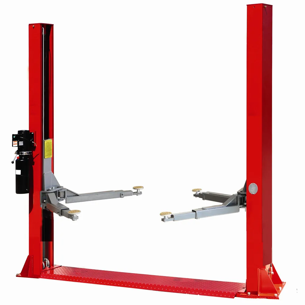 Модель: QJ Y 2 35 Floorplate post lift с ручным выпуском симметричными дужками 3 5 тонн| |