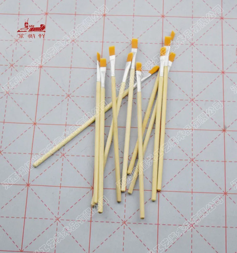Pincel de Pintura Conjunto de Tintas Pintura a Óleo Fina Único Suporte Acrílicas Náilon Digital Pincel Artista Escova Fileira Caneta Arte Suprimentos 100 Pçs Mão 9 100 pçs mão fina único suporte pincel