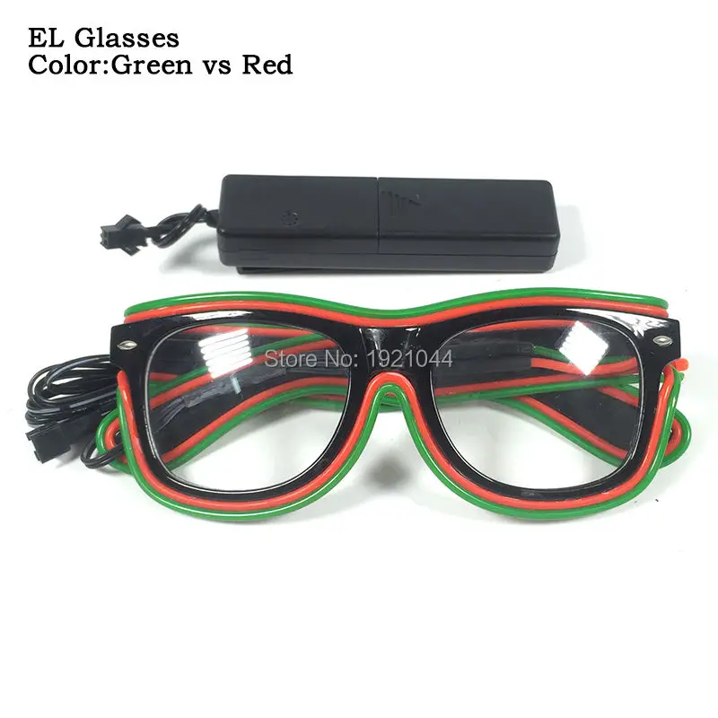 green red