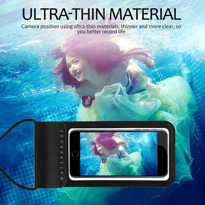 

HAISSKY Waterproof Bag Case For Samsung S10 S8 S9 Plus A50 Transparent Underwater Cover For iPhone XS Max Huawei P30 Pro Xiaomi