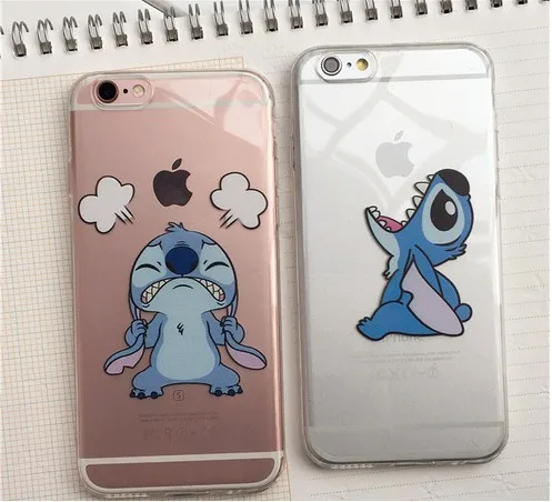 Забавные Жесткий Чехол для iPhone 5 5S SE 6 6S 6plus 7 Plus мультфильм Минни Микки Мышь