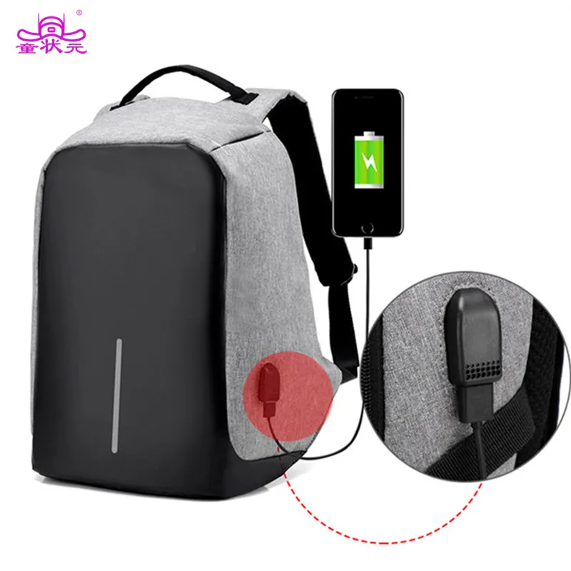 Anti Theft font b Backpack b font Business Man font b Backpack b font Fashion Soft