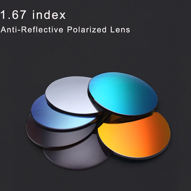 1.67 Index Aspherical Anti Reflective Polarized Lens Polycarbonate