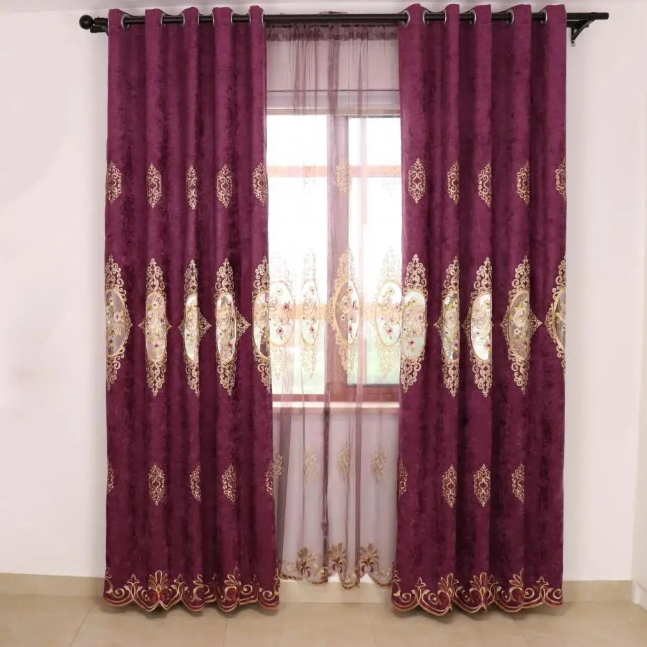 Slow Soul Flower In Mirror Luxury Curtains Blue Purple Coffee 3d For Living Room Bedroom Kitchen 90% Blackout Velvet Curtains