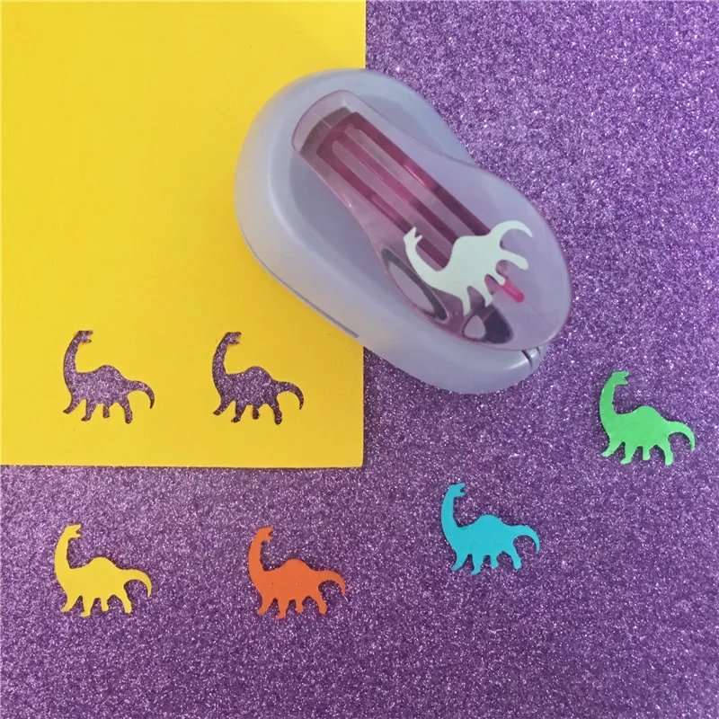 

1 inch Dinosaur shape punch craft animal hole puncher for scrapbooking Kids scrapbook paper cutter Embossing sharper free ship