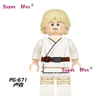 1 шт. супергерой Люк Скайуокер рыцарь строительные блоки наборы Модель Кирпичи игрушки для детей brinquedos menina
