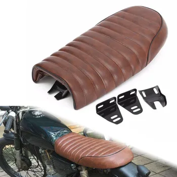 

Motorcycle Parts Vintage for Cafe Racer Seat Retro Saddle Black & Brown For Honda CB CL Retro Cafe Racer CB200 CB350 CB400