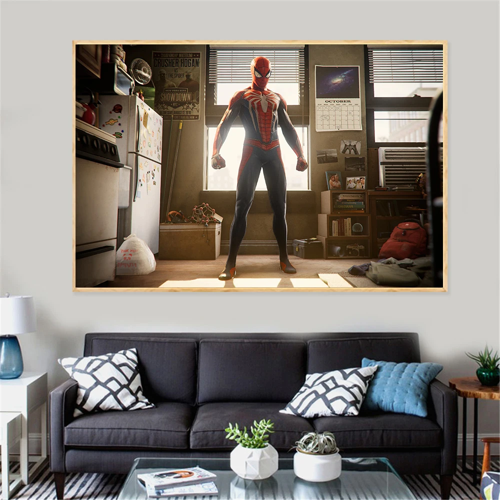 

Movie Poster Canvas Painting Amazing Spider-Man Super hero Spiderman Picture Cartoon Painting Home Decor For Living Room Cuadros
