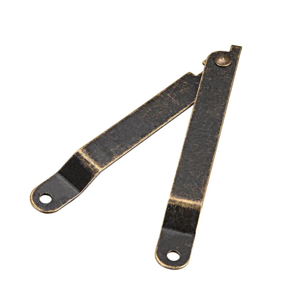 Uxcell Newest 7Pcs 97mm Long Folding Support Hinge Furniture Decorative