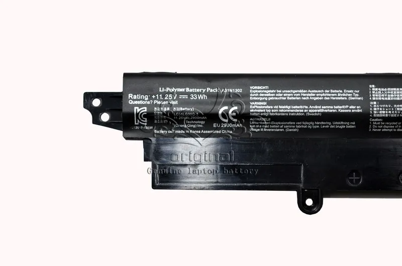 JIGU A31LM9H A31N1302 Original laptop Battery For Asus for VivoBook F200CA X200CA 11.25V 33WH
