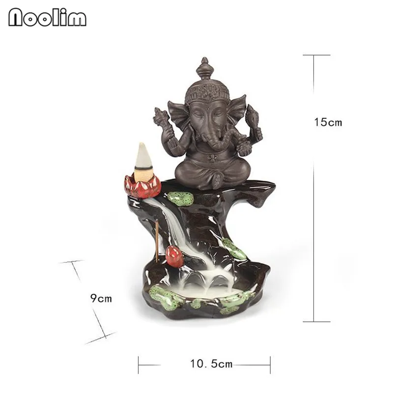 Керамическая горелка для благовоний Ganesha украшение дома и офиса держатель ладана