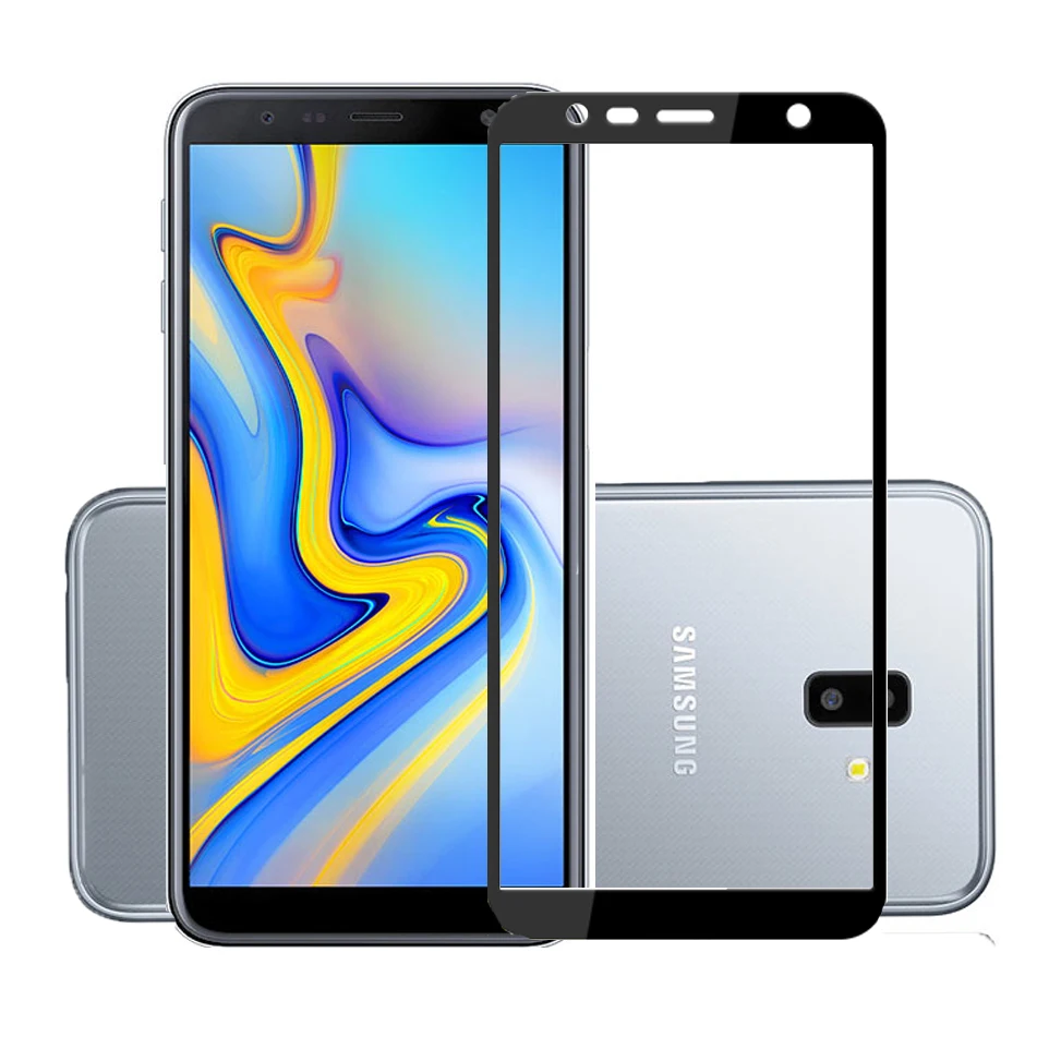 25 шт./лот полное покрытие Защита экрана для Samsung Galaxy J4 +/J6 + устойчивая к царапинам