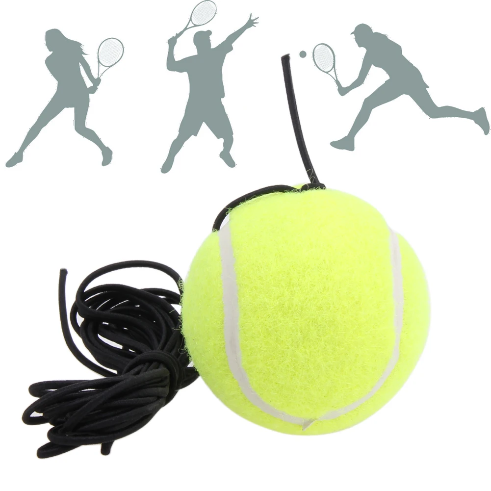 

Hot sell String Replacement Elastic Rubber Band Tennis Balls sell well Tennis Training Belt Line Training Ball free shipping