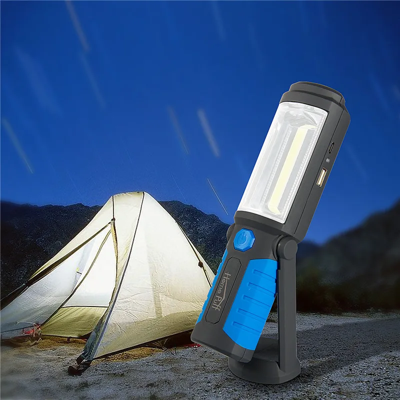 Usb Charging Led Flashlight Torch Lamp Cob Work Stand Lights Usb Charging Led Flashlight Torch Lamp Cob Work Stand Lights Magnetic Hook Mobile For Your Phone Outdoor In Flashlights From Lighting