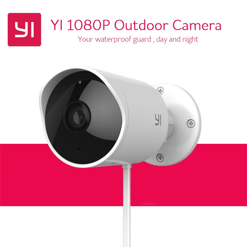 YI уличная камера безопасности облачная беспроводная IP 1080 p Разрешение