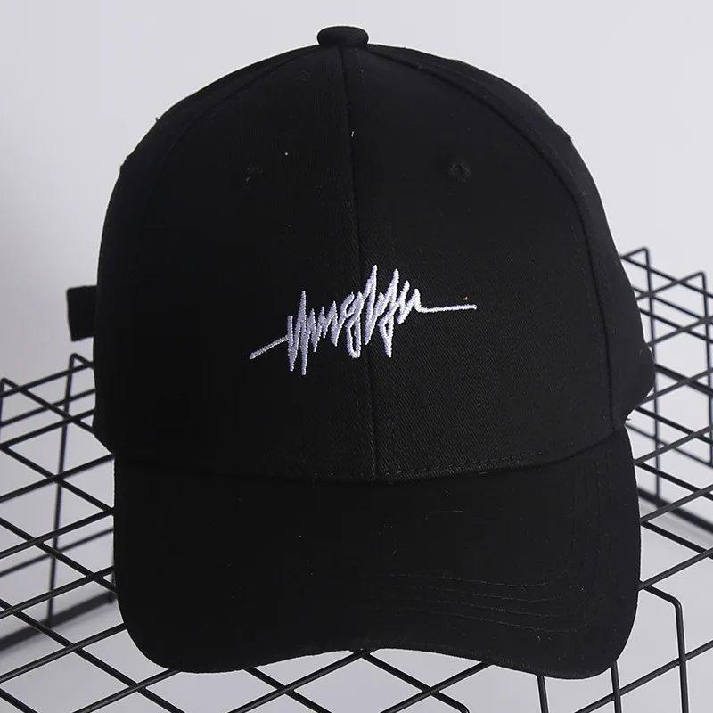 Новая мода Личность Вышивка Белый Кепки хлопок Swag Snapback Головные уборы для мужчин и женщин в стиле хип-хоп бейсболка с регулируемым размером Кепки s