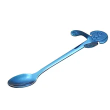 Столовые приборы из нержавеющей стали, креативная ложка, мультяшный щенок, кофейная ложка для перемешивания, ложка из нержавеющей стали, посуда