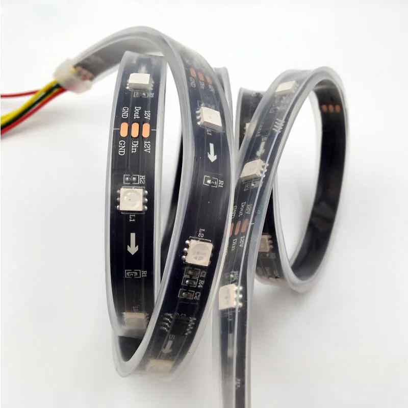 Декоративный ws2811 DC12V 30 светодиодный s/m программируемый гибкий свет