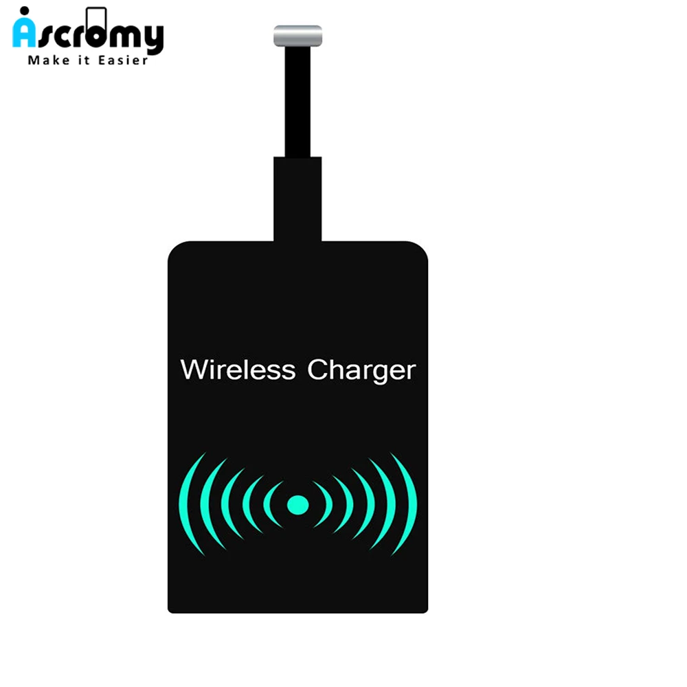 Ascromy Universal Wireless Charger Receiver Micro USB