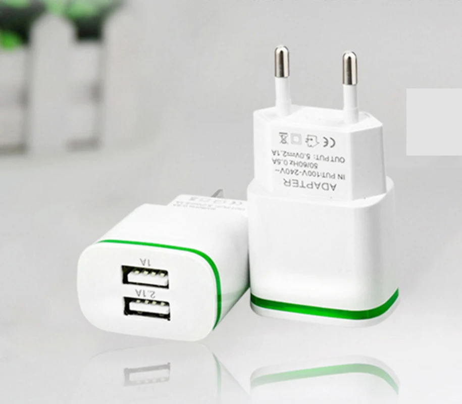 5V 2.1A Smart Travel USB Charger Adapter EU Plug Mobile Phone for UMI Touch Fair Hammer S Iron Pro Rome X +Free usb type C cable | Мобильные