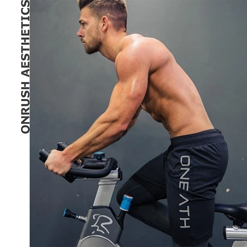 О. А. новые летние Для мужчин шорты тренировочные брюки Бодибилдинг Повседневное Дышащие Короткие Бодибилдинг бренд Для мужчин Jogger шорты