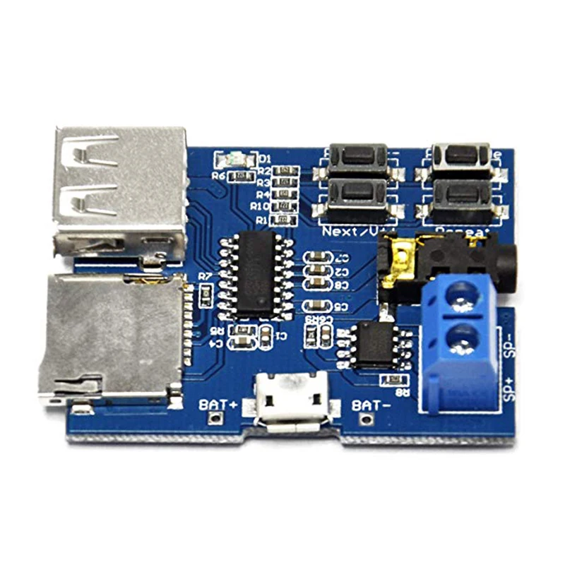 mp3 format decoder board module amplifier decoding (7)