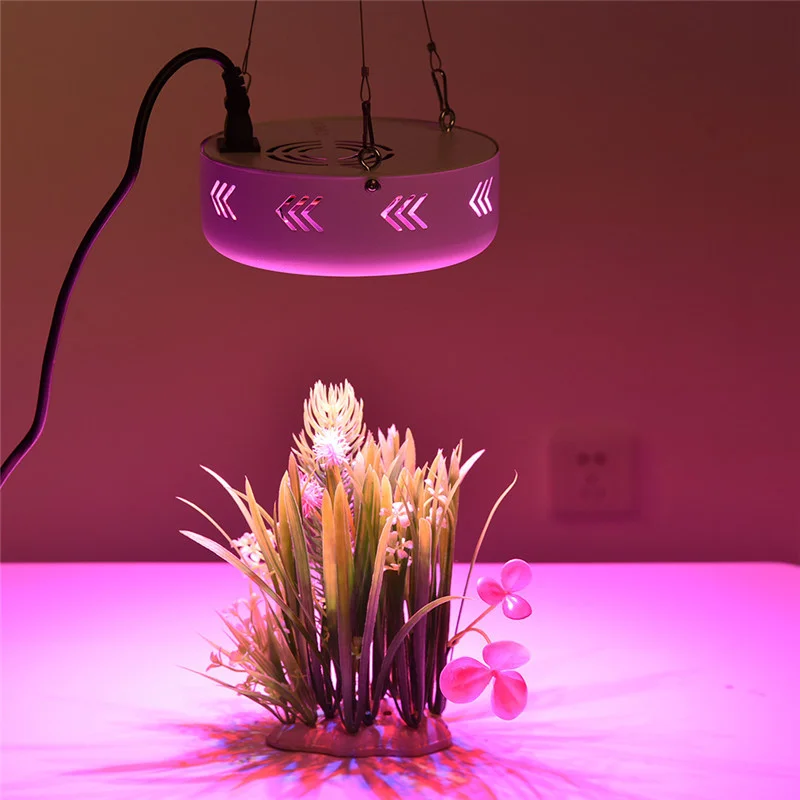 

GERUITE 300W Full Spectrum 30 LED UFO Plant Grow Light AC85-265V Growing Lamp For Indoor Plants Hydroponics System Grow Lamp