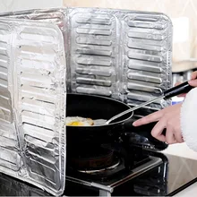 Новая заслонка для плиты перегородка для жарки фольга изоляционный блок масло всплеск Плиты приготовления горячей перегородки панель из оловянной фольги смазочное масло всплеск перегородка